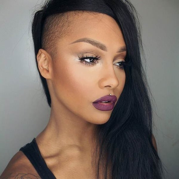 Girl Half Shaved Hairstyle
 50 Shaved Hairstyles That Will Make You Look Like a Badass