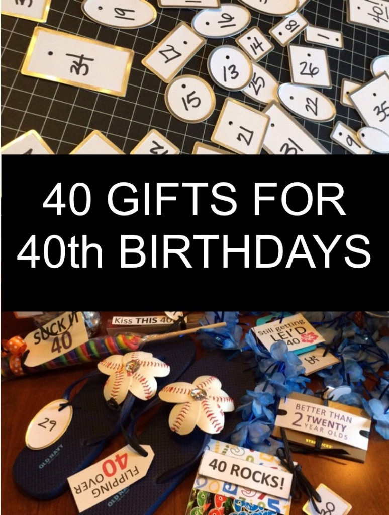 Girlfriend 40Th Birthday Gift Ideas
 40 Gifts for 40th Birthdays Little Blue Egg