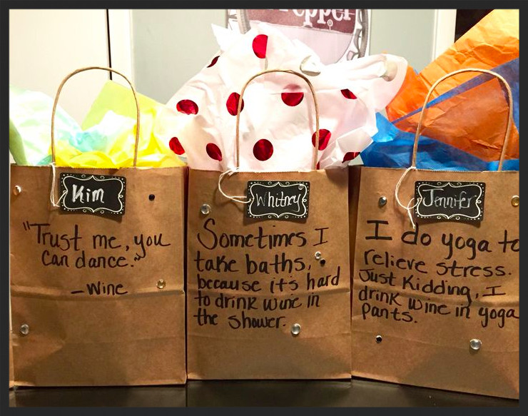 Girlfriend Getaway Gift Ideas
 Wine trip t bags Gift bags for a girls weekend wine