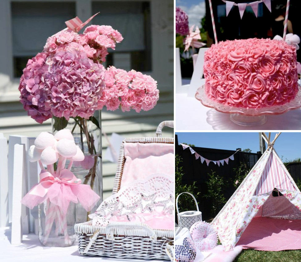 Girls First Birthday Party Ideas
 Kara s Party Ideas Fairy Girl Pink 1st Birthday Party