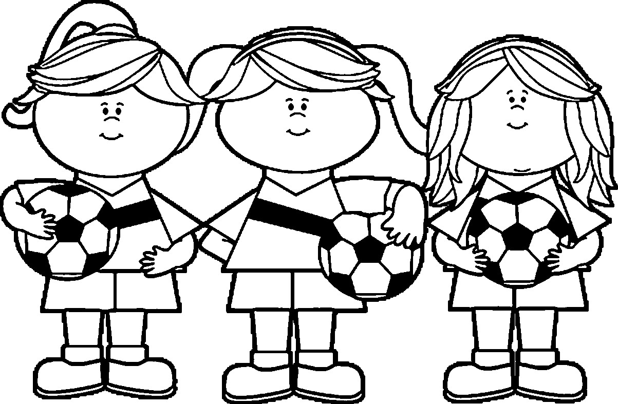 Girls Soccer Coloring Pages
 Coloring Pages For Girls