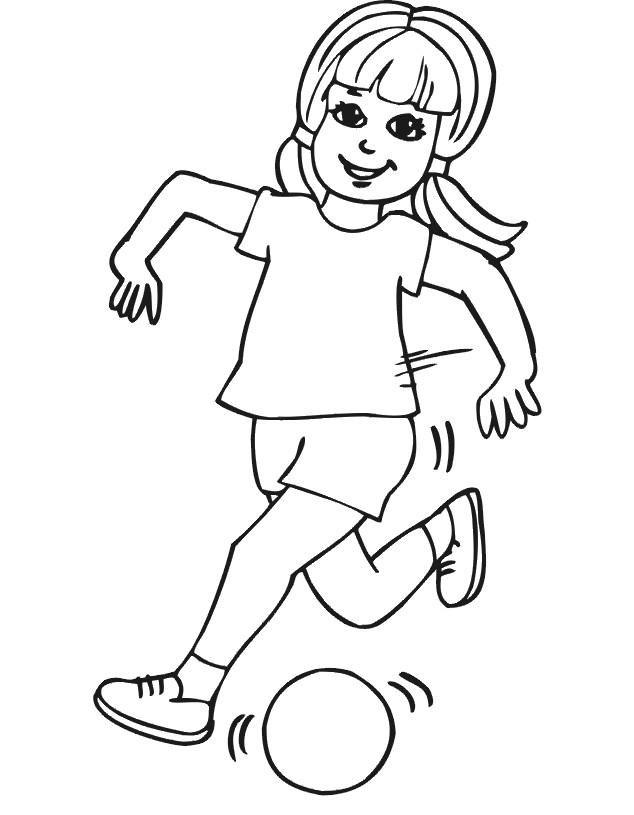 Girls Soccer Coloring Pages
 Soccer Coloring Pages free printables for kids
