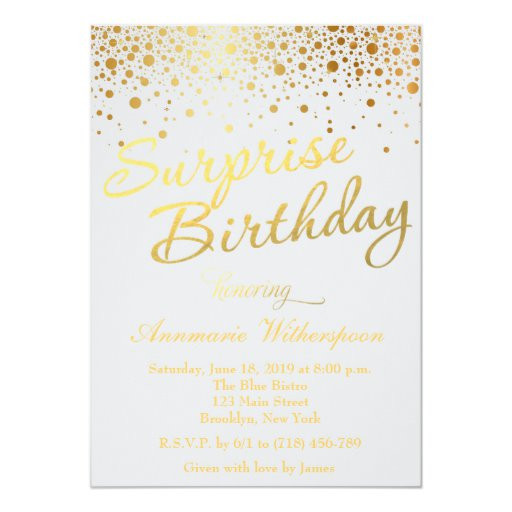 Glitter Birthday Invitations
 Glitter Sparkle Surprise Birthday Invitation