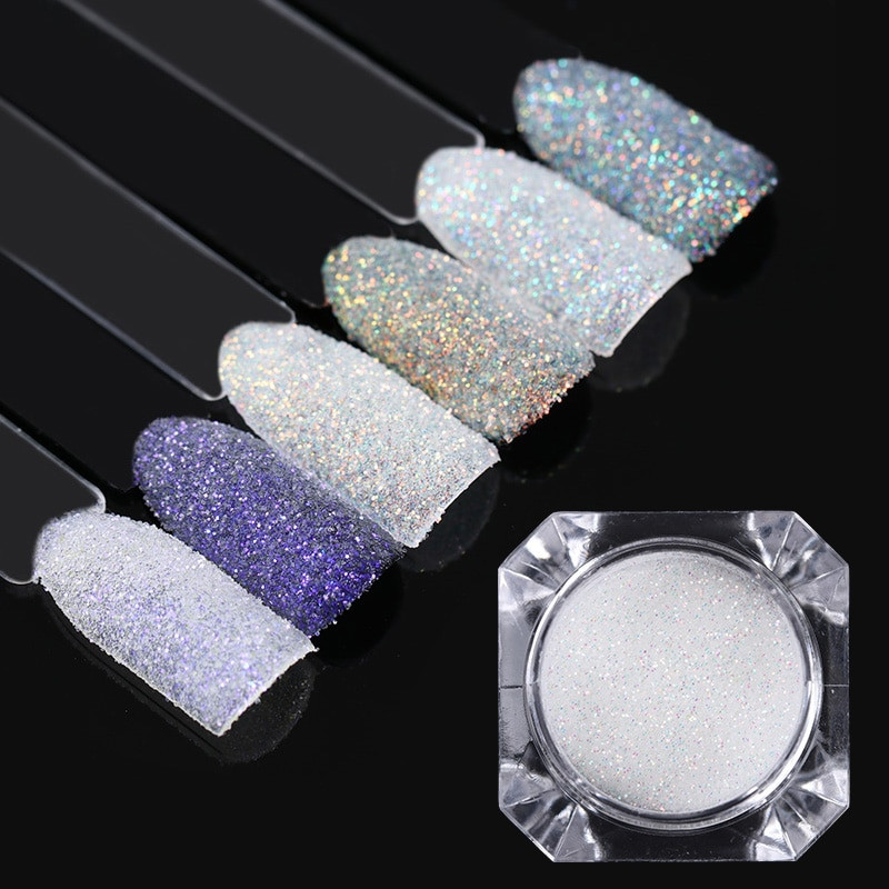 Glitter Dust For Nails
 BORN PRETTY 3 Boxes Shell Glitter Powder Magic Colorful