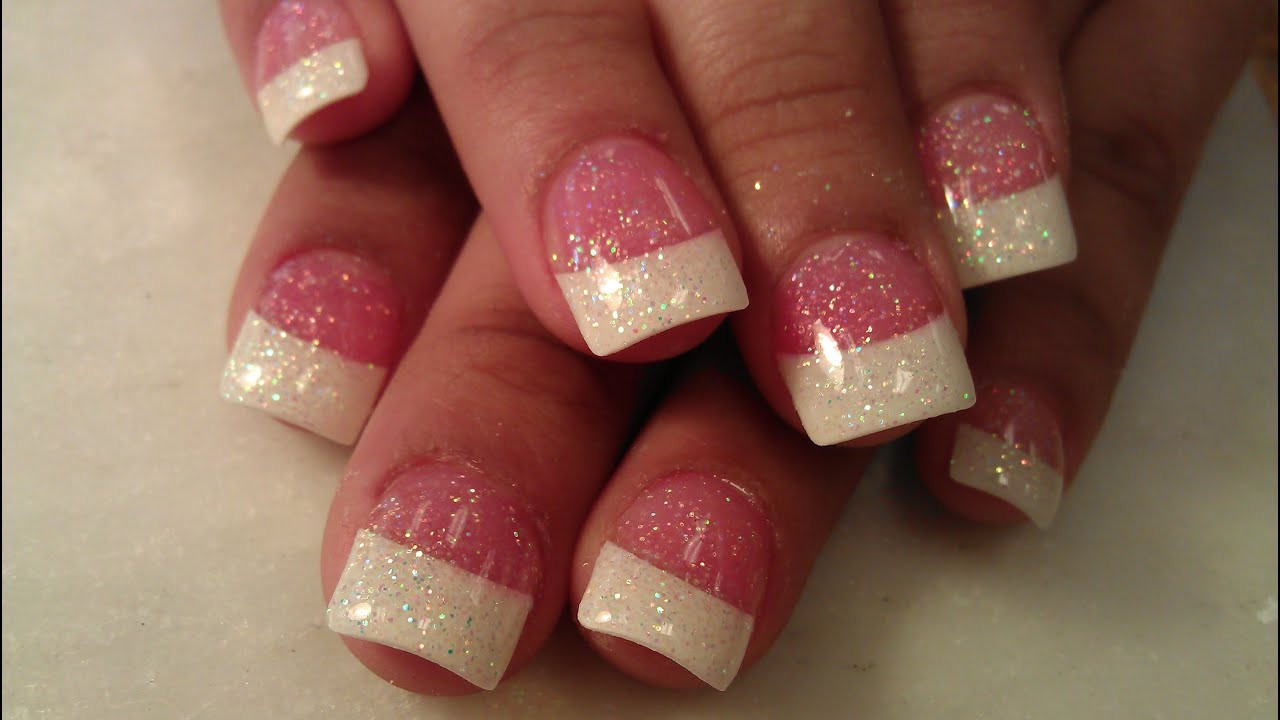 Glitter French Tip Nails
 HOW TO SPARKLE GLITTER FRENCH TIP NAILS PART 2