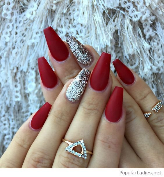 Glitter Matte Nails
 Gorgeous Nail Art That I’ll Never Be Able To Do – Bayance