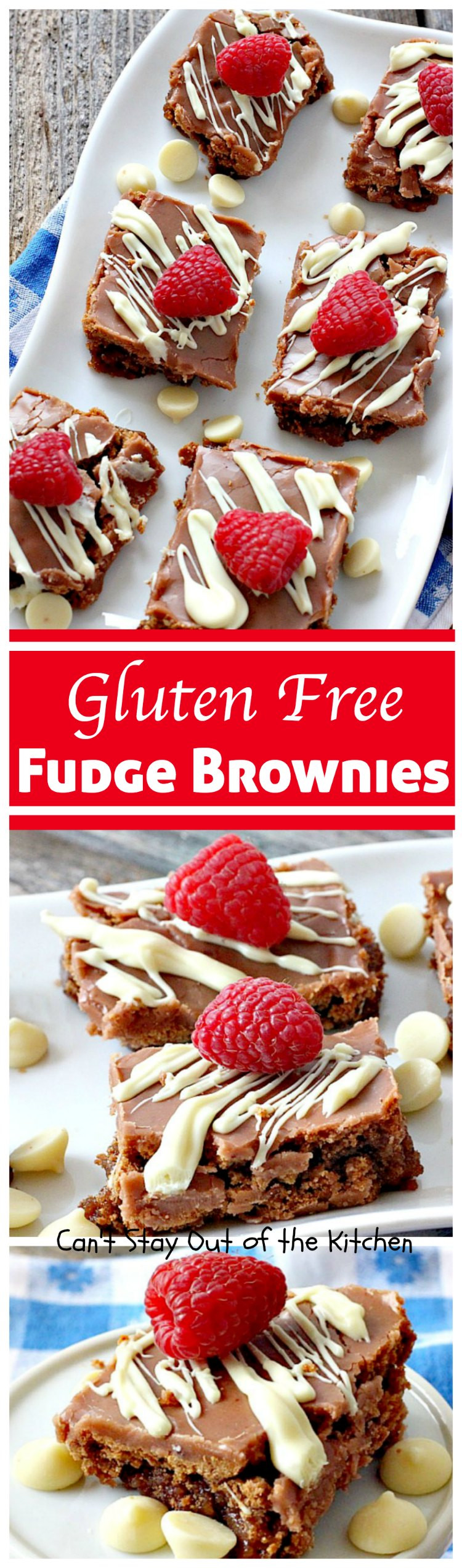 Gluten Free Fudge Brownies
 Gluten Free White Chocolate Brownies Can t Stay Out of