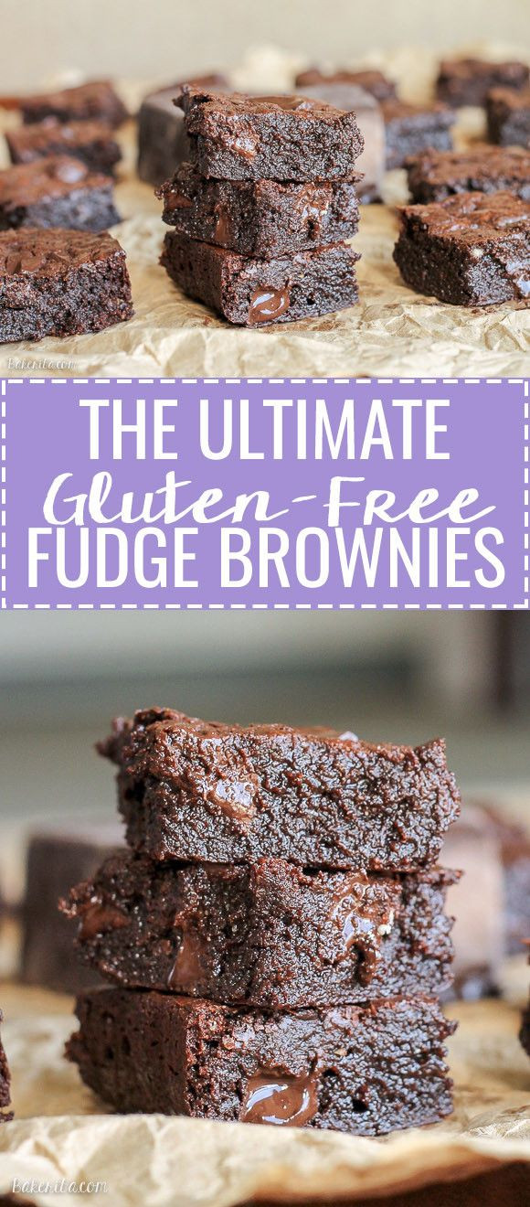 Gluten Free Fudge Brownies
 These are the Ultimate Gluten Free Fudge Brownies This