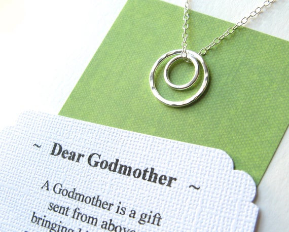 God Children Gifts
 GODMOTHER Gift Necklace With POEM CARD by GloriousGirlJewelry