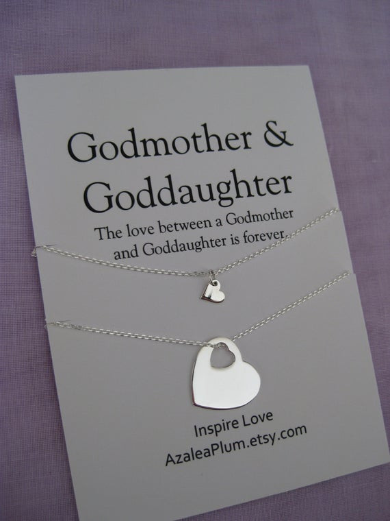 God Children Gifts
 GODMOTHER Necklace GODMOTHER Goddaughter by AzaleaPlum