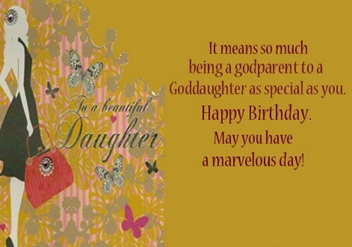 Goddaughter Birthday Wishes
 Happy Birthday Goddaughter