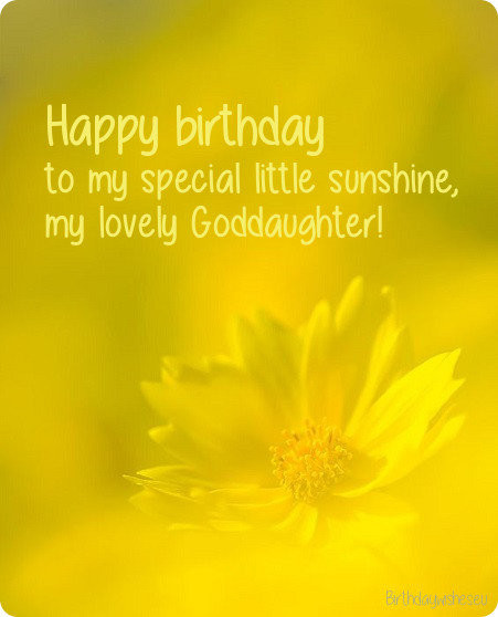 Goddaughter Birthday Wishes
 Happy Birthday Goddaughter