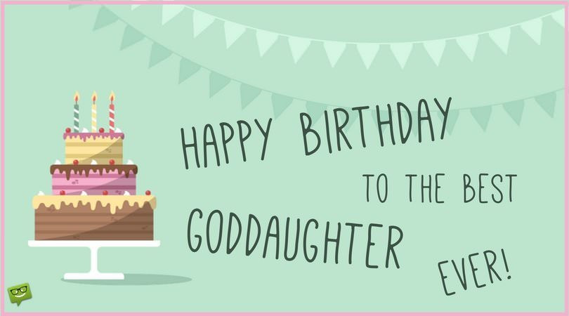 Goddaughter Birthday Wishes
 A Proud Godparent