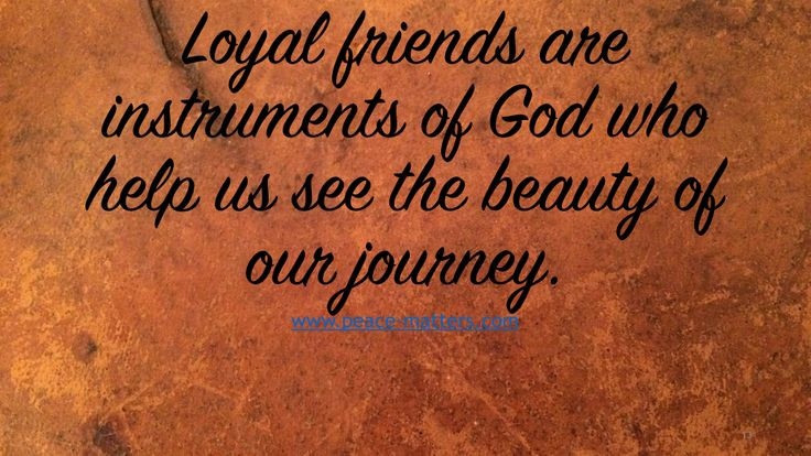 Godly Friendship Quotes
 Peace Matters Quote A blog by Dan Weaver White