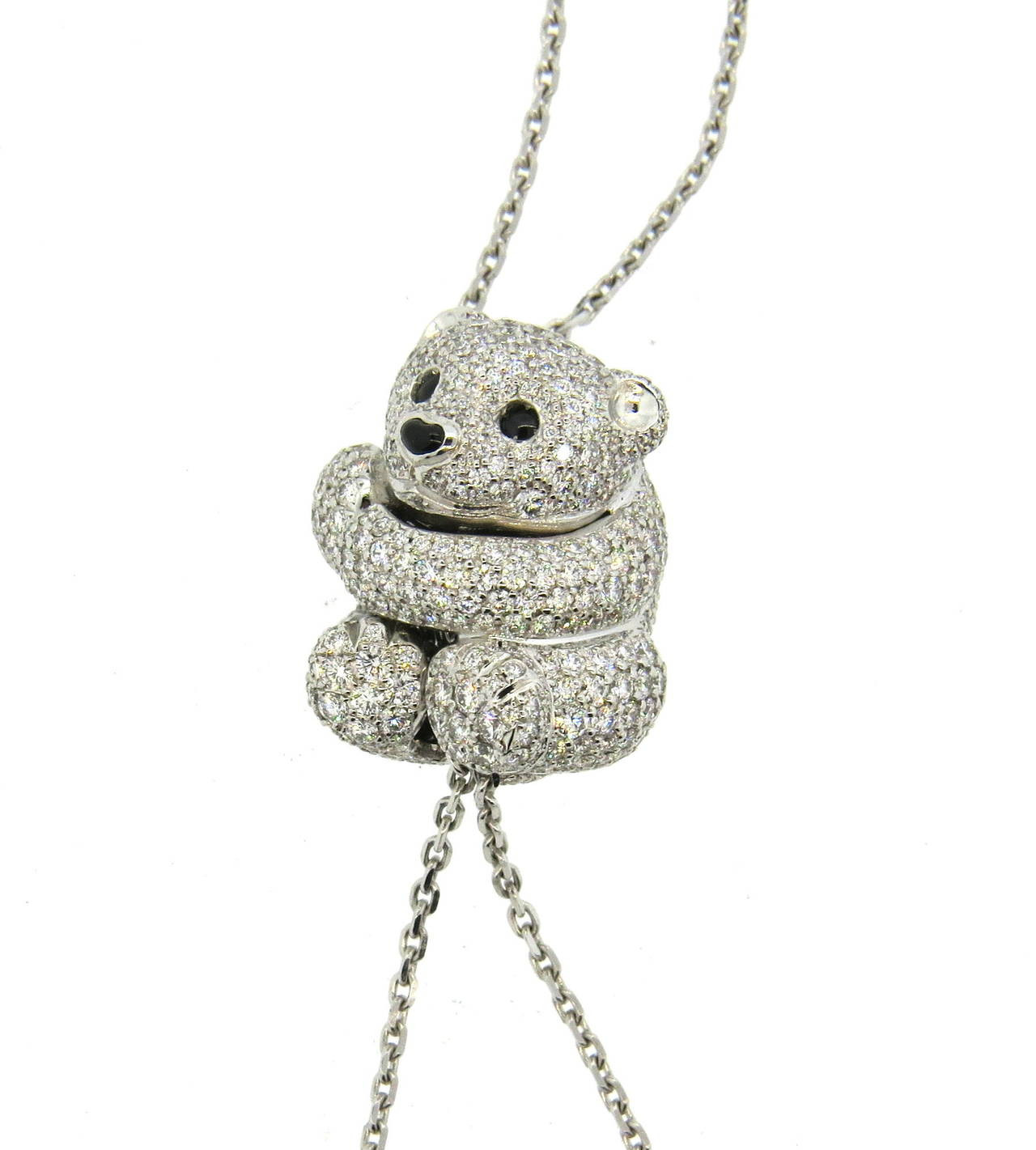 Gold Bear Necklace
 Chopard Diamond Gold Bear Pendant Necklace For Sale at 1stdibs