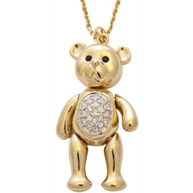 Gold Bear Necklace
 JNK59 Gold Plated Teddy Bear Necklace Jewelari of London