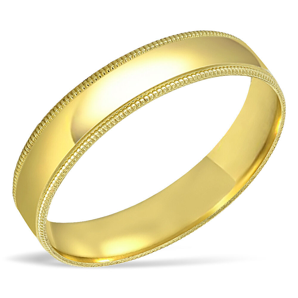 Gold Men Wedding Bands
 Men s SOLID 10K Yellow Gold Wedding Band Engagement Ring