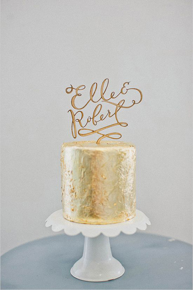 Gold Wedding Cake Toppers
 40 Wedding Ideas The Ultimate Wedding Cake Toppers