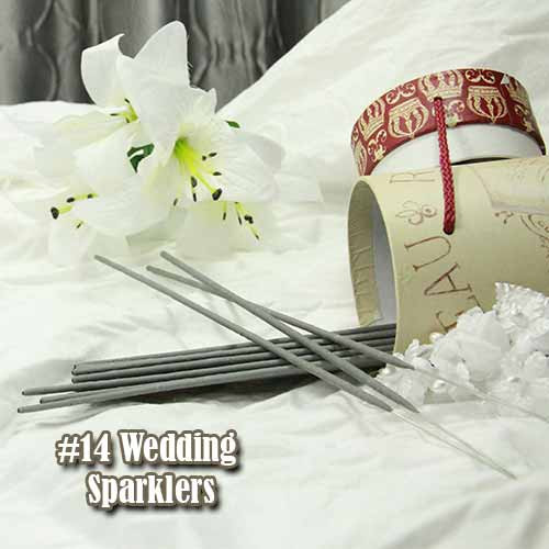 Gold Wedding Sparklers
 My Wedding Sparklers 14 Inch Wedding Sparklers 72pc