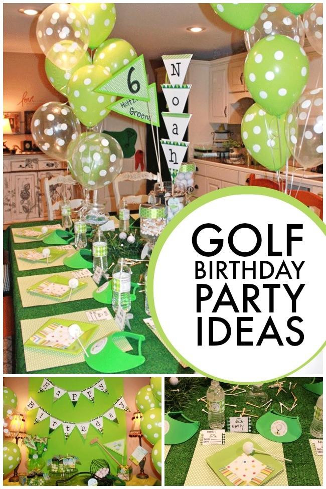 Golfing Birthday Party Ideas
 Golf themed Birthday Party Ideas for a Boy Spaceships