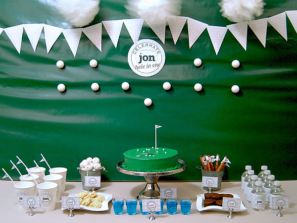 Golfing Birthday Party Ideas
 REAL PARTIES Golf Themed 30th Birthday Hostess with