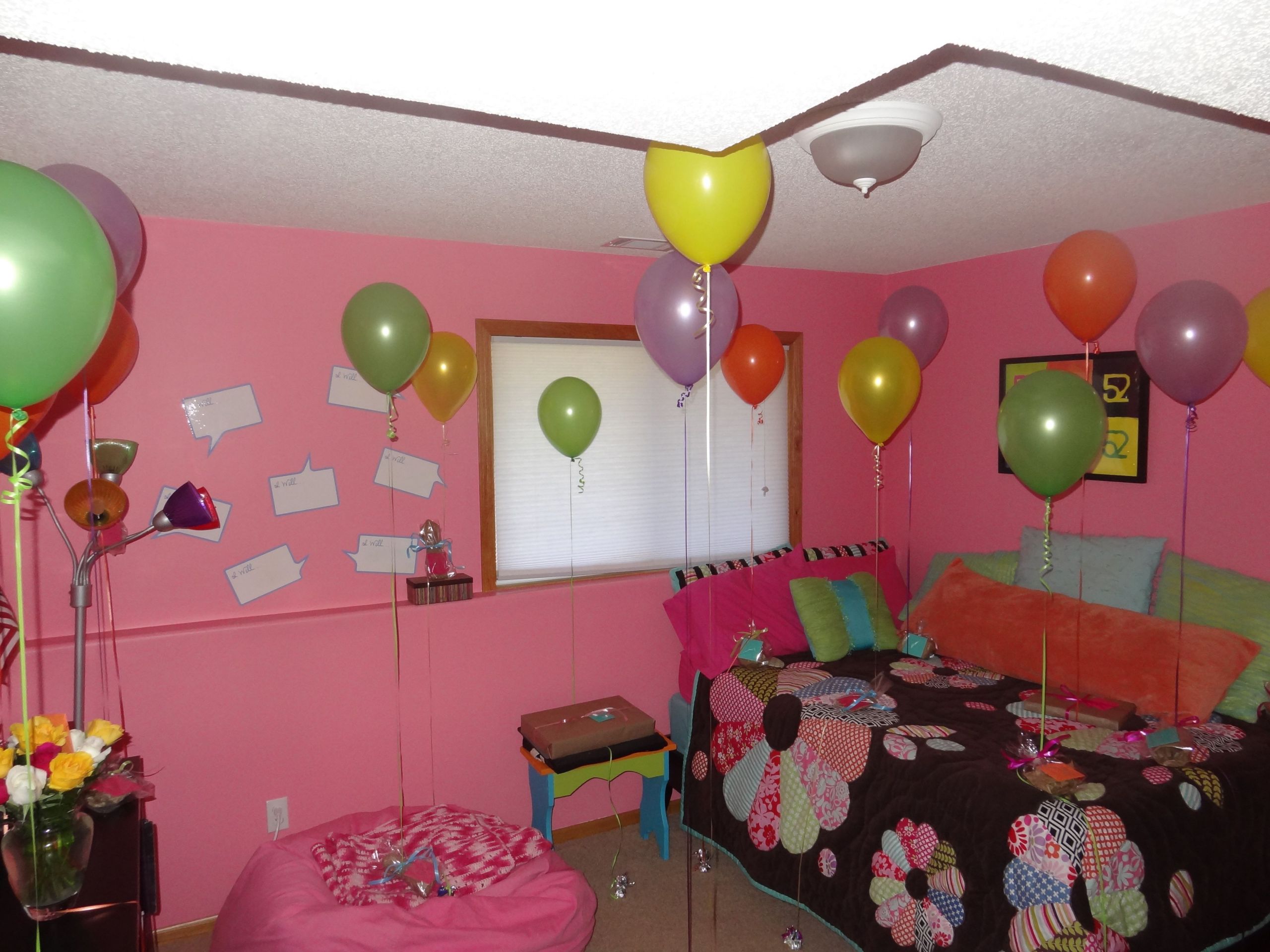 Good 16Th Birthday Party Ideas For Guys
 Surprise for 16th Birthday 16 balloons attached to 16