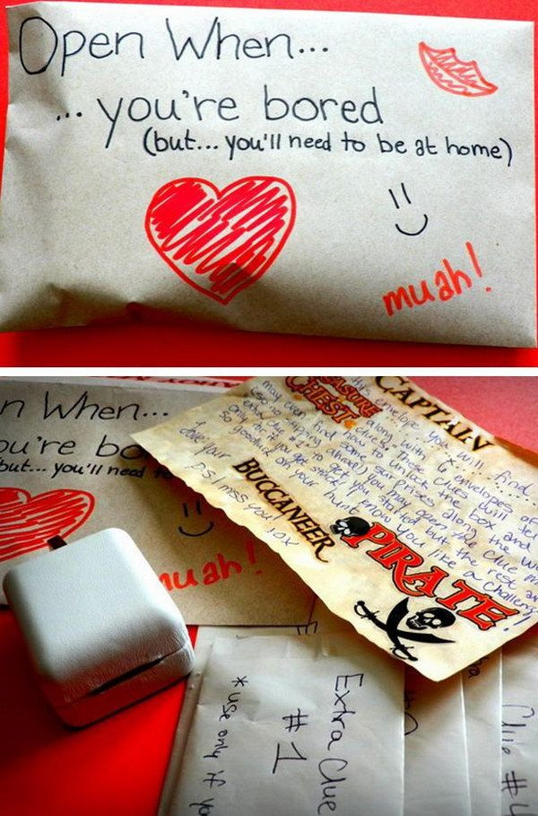 Good Gift Ideas For Valentines Day Boyfriend
 Romantic LDR Scavenger Hunt