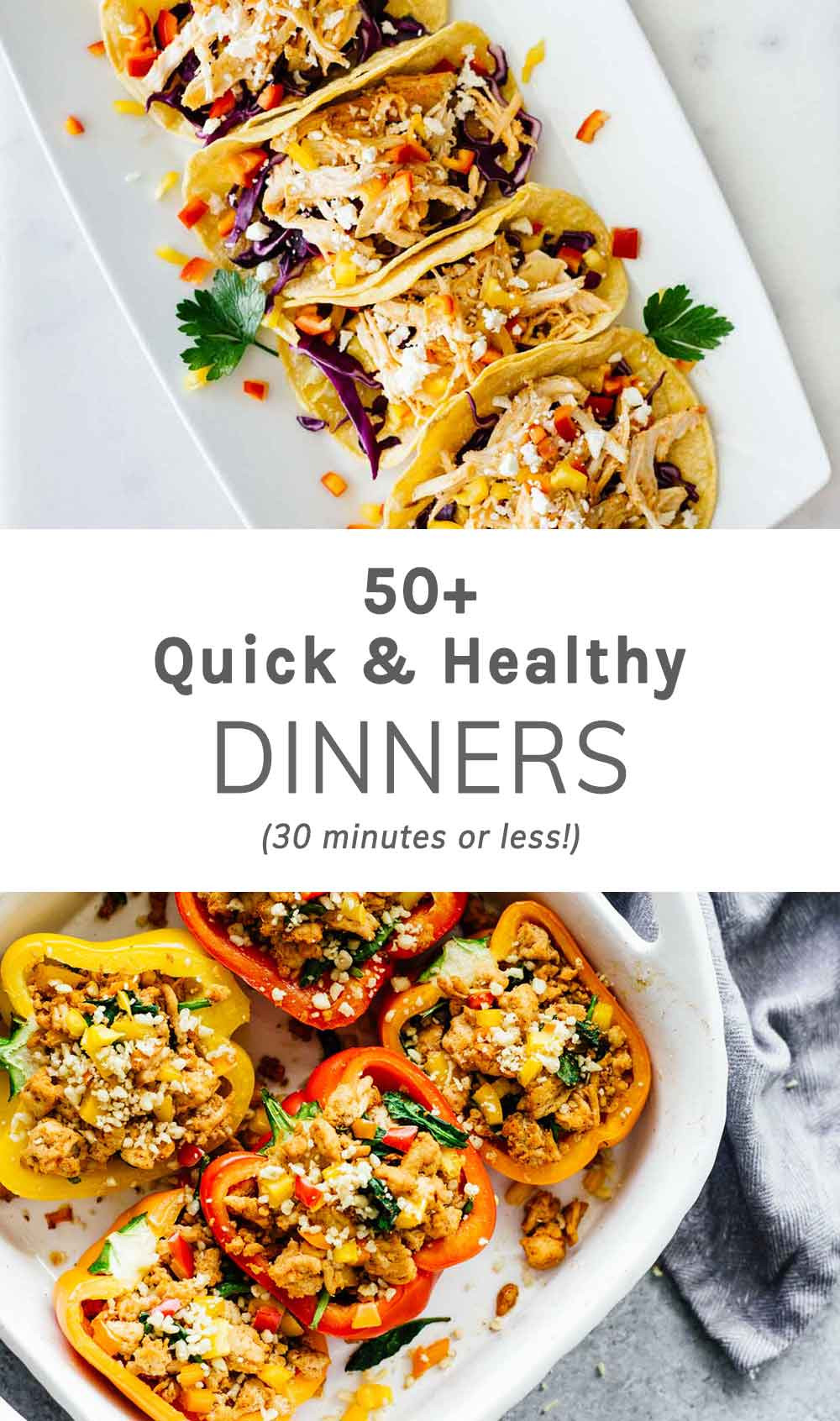 Good Healthy Dinners
 50 Quick Healthy Dinners 30 Minutes Less Jar Lemons