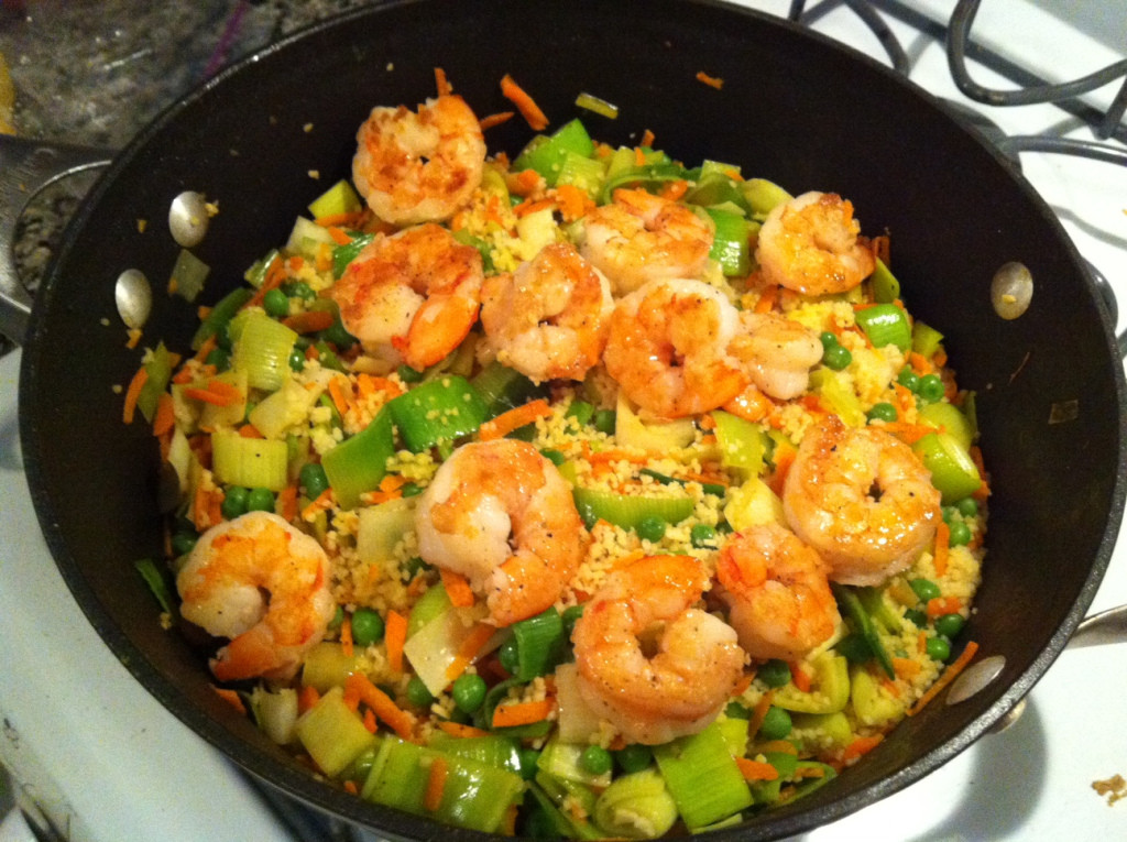 Good Healthy Dinners
 Healthy weekday dinner Skillet Shrimp and Couscous