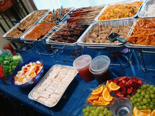Graduation Party Cookout Ideas
 buffet food layout Graduation Ideas in 2019