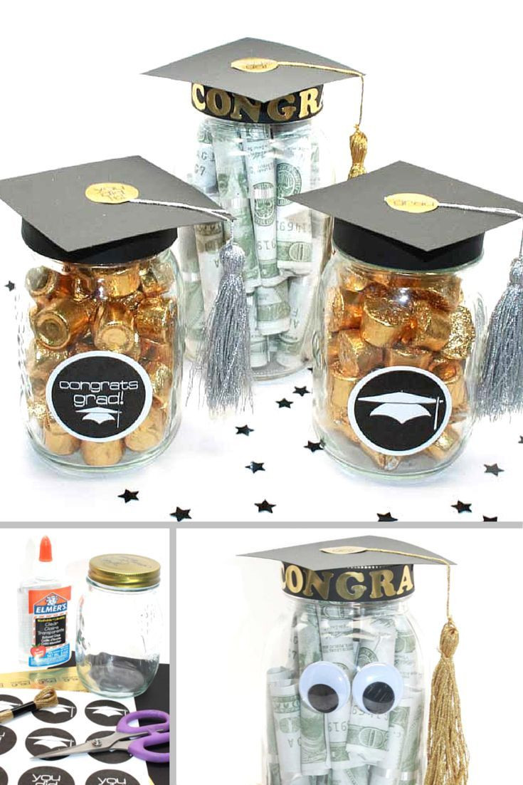 Graduation Party Favor Ideas Diy
 DIY Graduation Mason Jar Party Gifts Favors Free