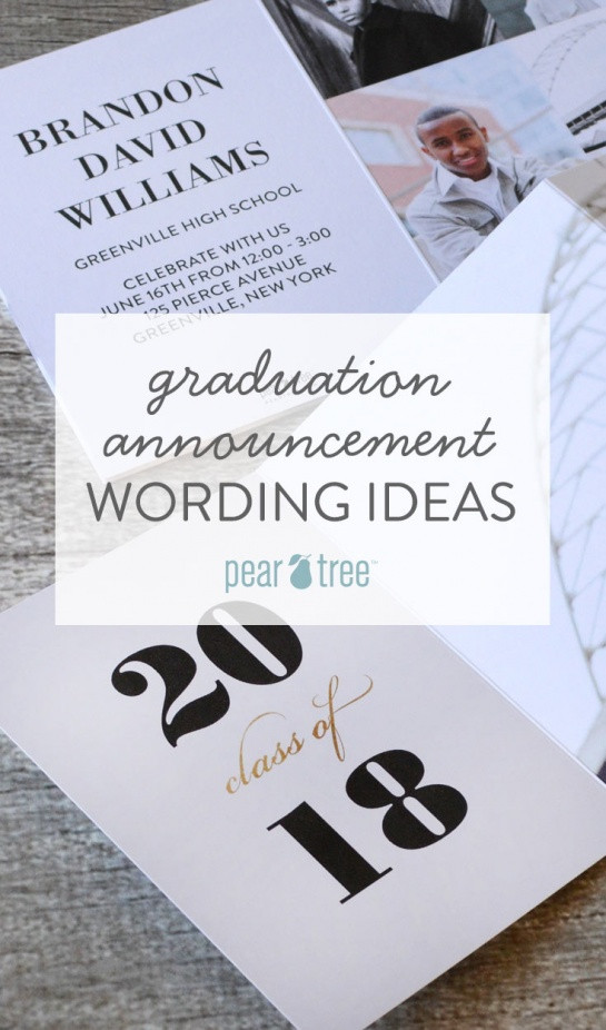 Graduation Party Invitations Ideas
 Pear Tree Blog