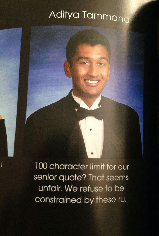 Graduation Yearbook Quotes
 10 Hilarious Yearbook Quotes That Are Impossible Not To