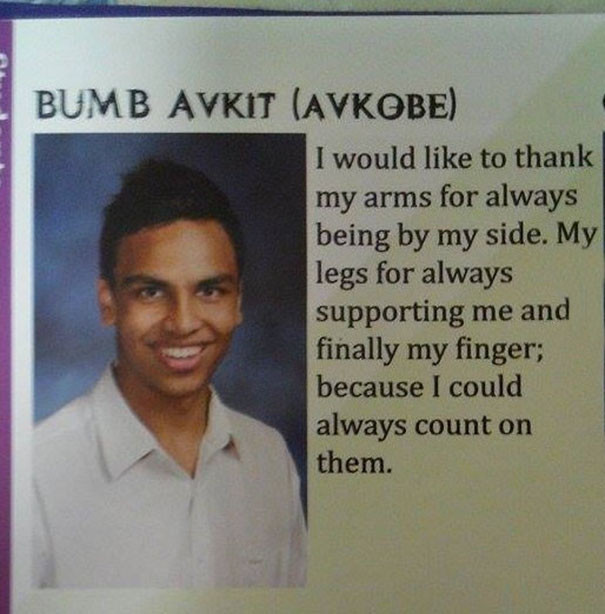 Graduation Yearbook Quotes
 54 Hilarious Yearbook Quotes That Are Impossible Not To