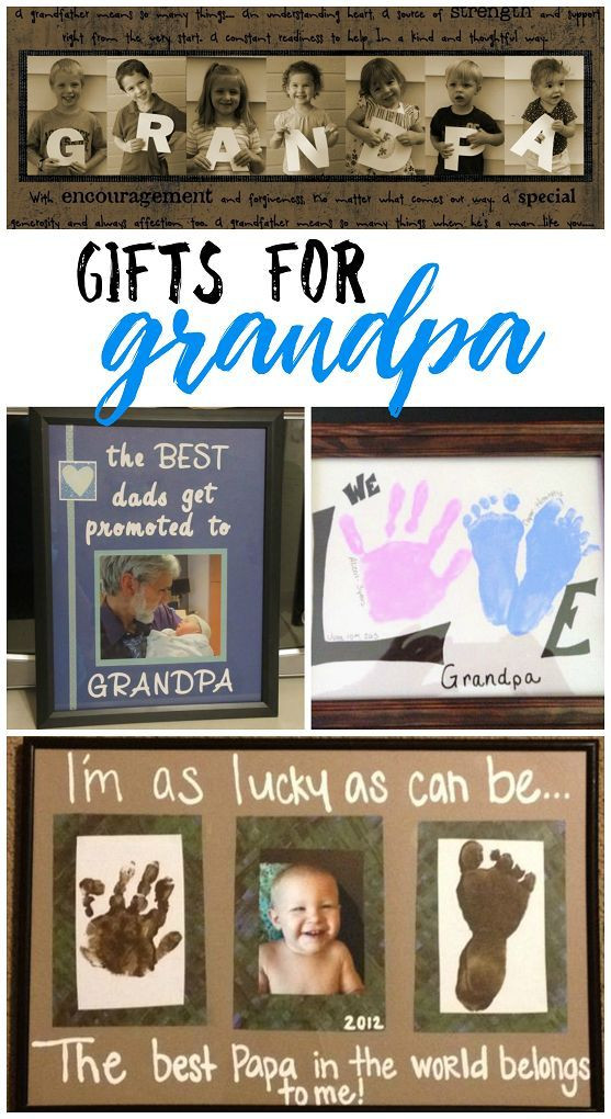 Grandfather Birthday Gift Ideas
 The cutest ts for grandpa from the kids Great ideas