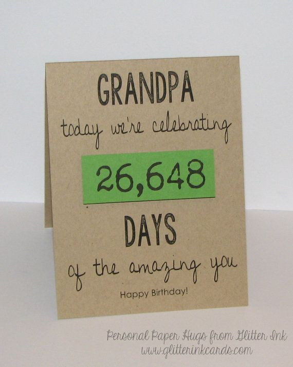 Grandpa Birthday Gifts
 Best 25 Birthday card for grandpa ideas on Pinterest