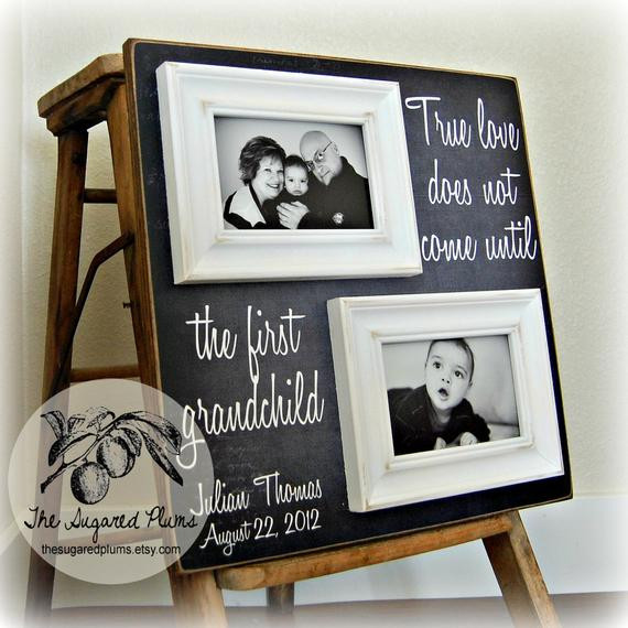 Grandparent Gift Ideas From Baby
 Gifts For Grandparents Personalized Picture Frame Custom