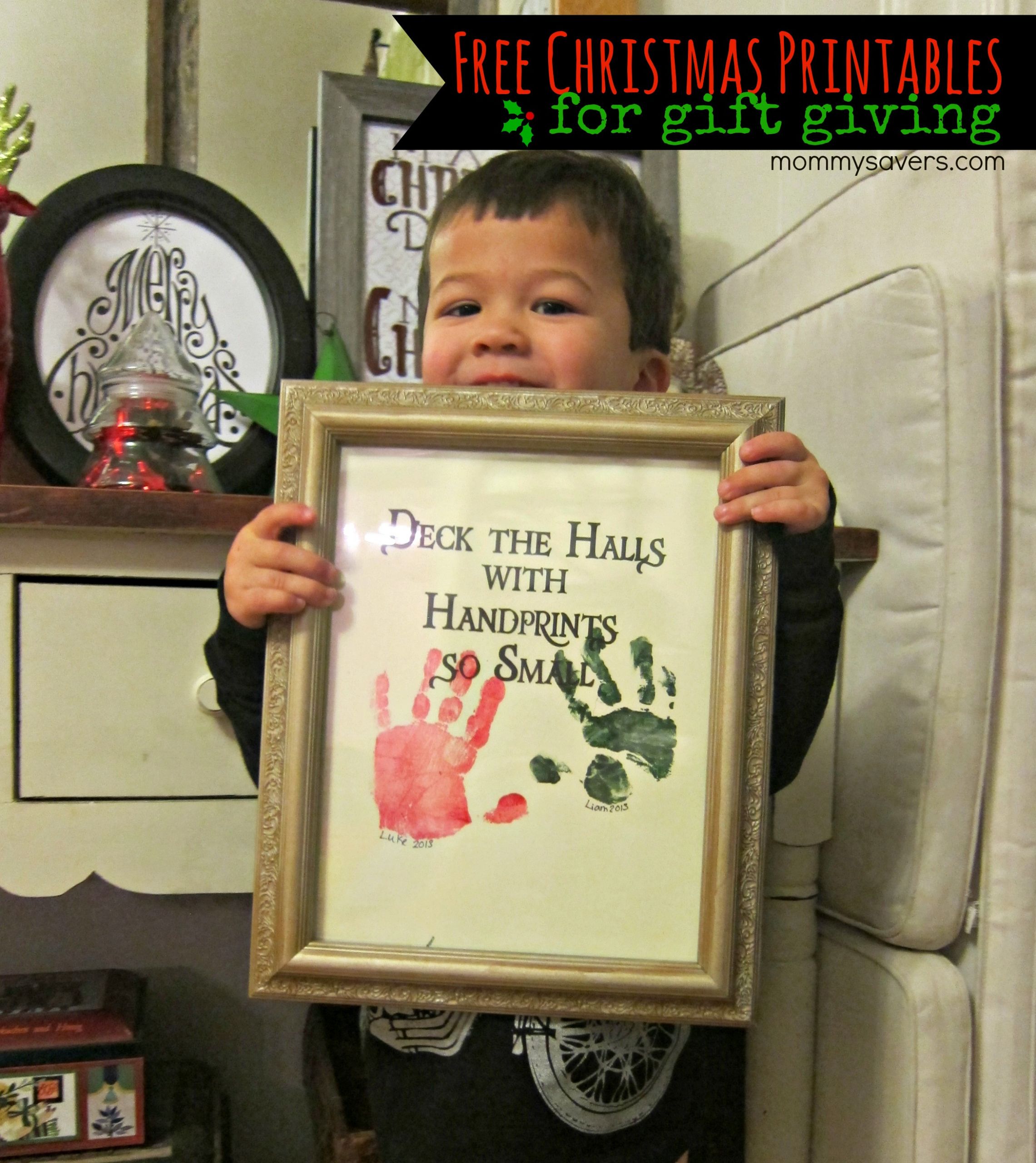 Grandparent Gift Ideas From Baby
 Free Christmas Printable The Perfect Present for