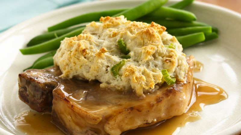 Gravy For Lamb Chops
 Gravy Pork Chops with Stuffing Biscuits Recipe
