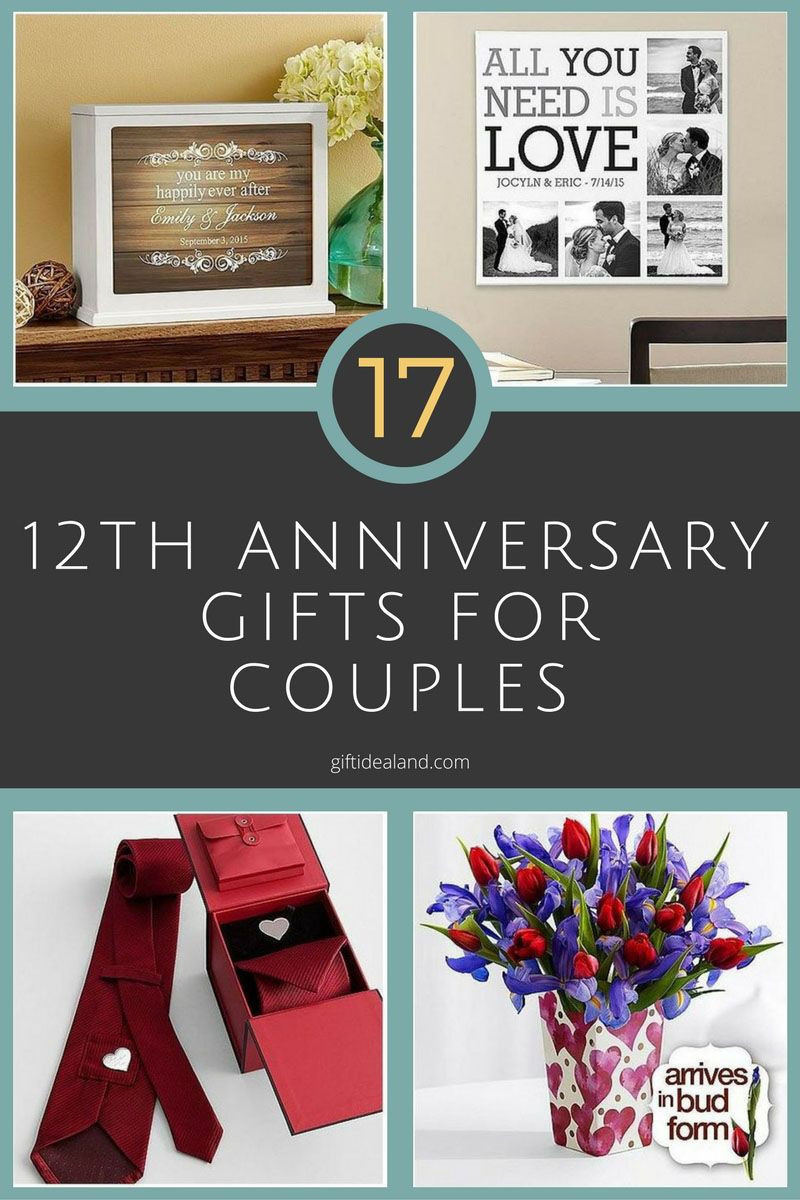Great Anniversary Gift Ideas
 35 Good 12th Wedding Anniversary Gift Ideas For Him & Her