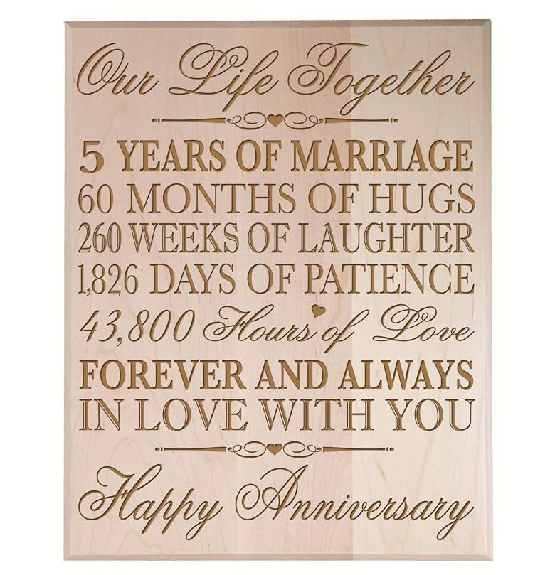 Great Anniversary Gift Ideas
 Top 20 Best 5th Wedding Anniversary Gifts