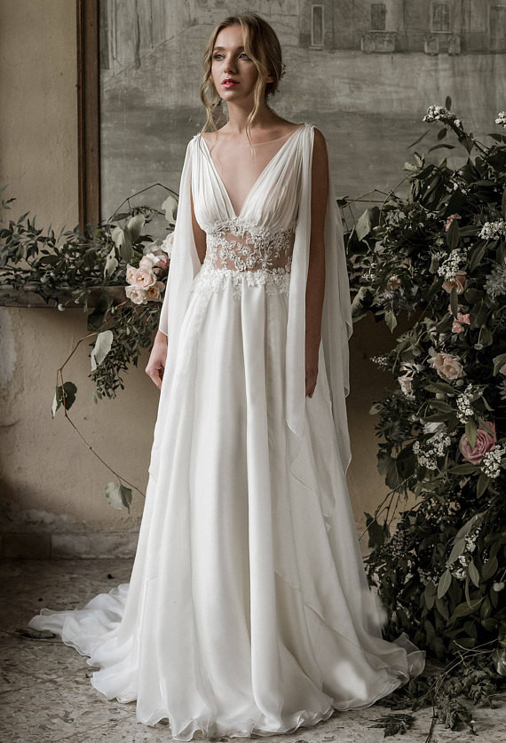 Grecian Wedding Dresses
 Grecian wedding dress grecian wedding gown grecian bridal