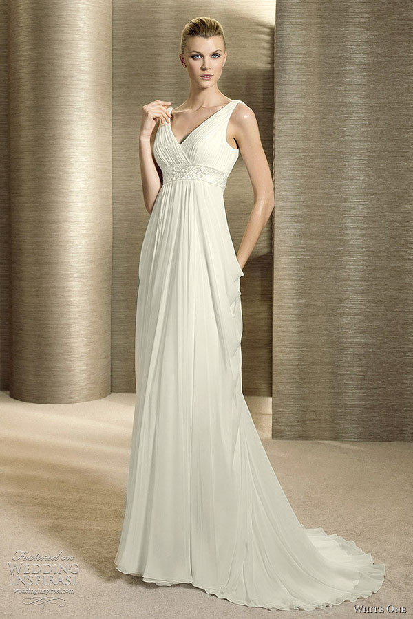 Grecian Wedding Dresses
 White e 2012 Wedding Dresses