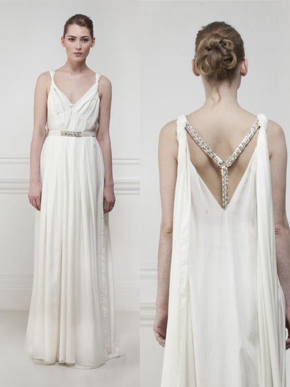 Grecian Wedding Dresses
 2016 Greek Style Wedding Dresses Grecian Crystal Criss