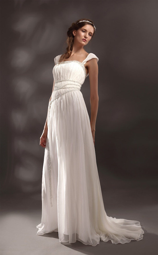 Grecian Wedding Dresses
 Greek Goddess Style Wedding Dresses Confetti