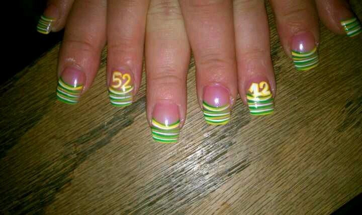 Green Bay Packers Nail Designs
 17 Best images about Green Bay Packers Nail Art on