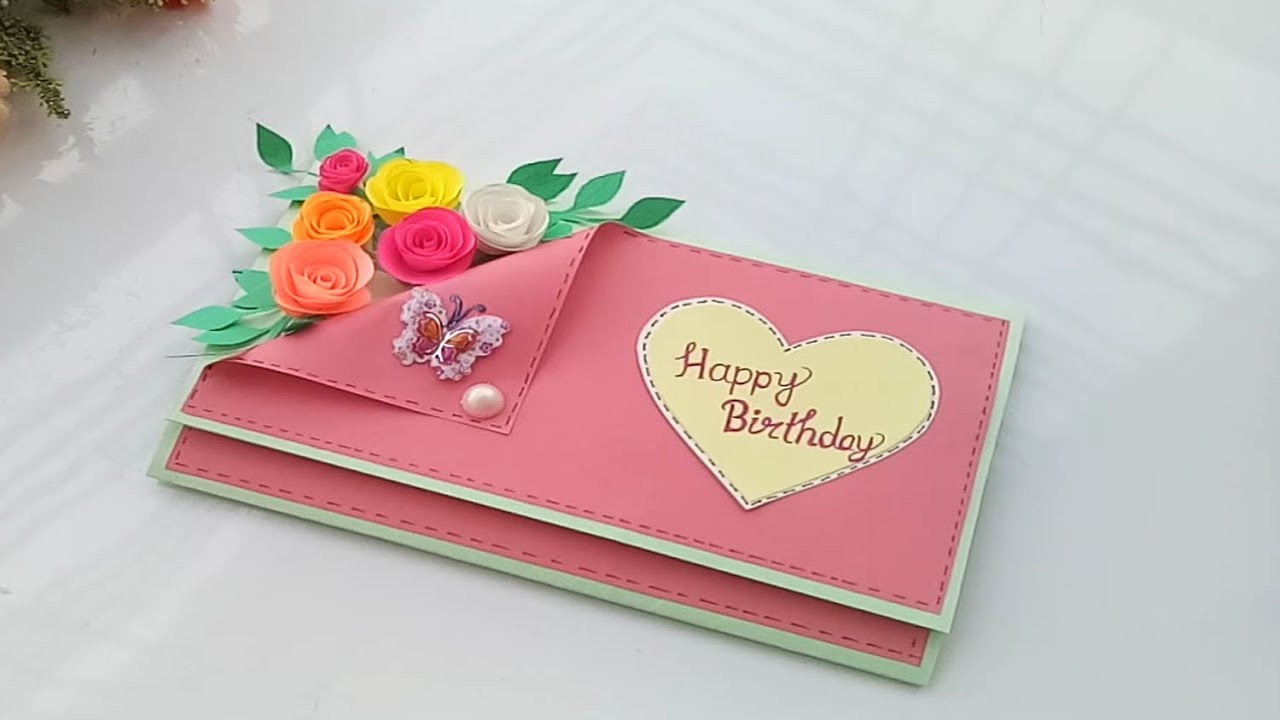 Greeting Cards Birthday
 Beautiful Handmade Birthday card Birthday card idea