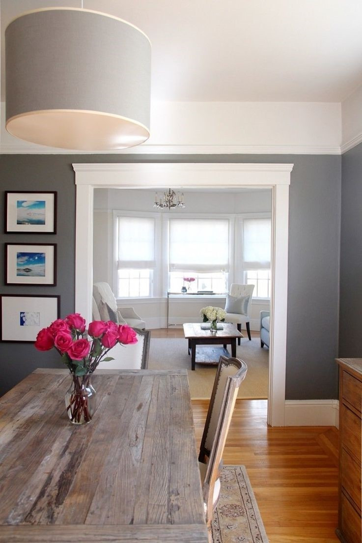 Grey Paint Living Room
 Jessica Stout Design Paint Colors for a Dining Room