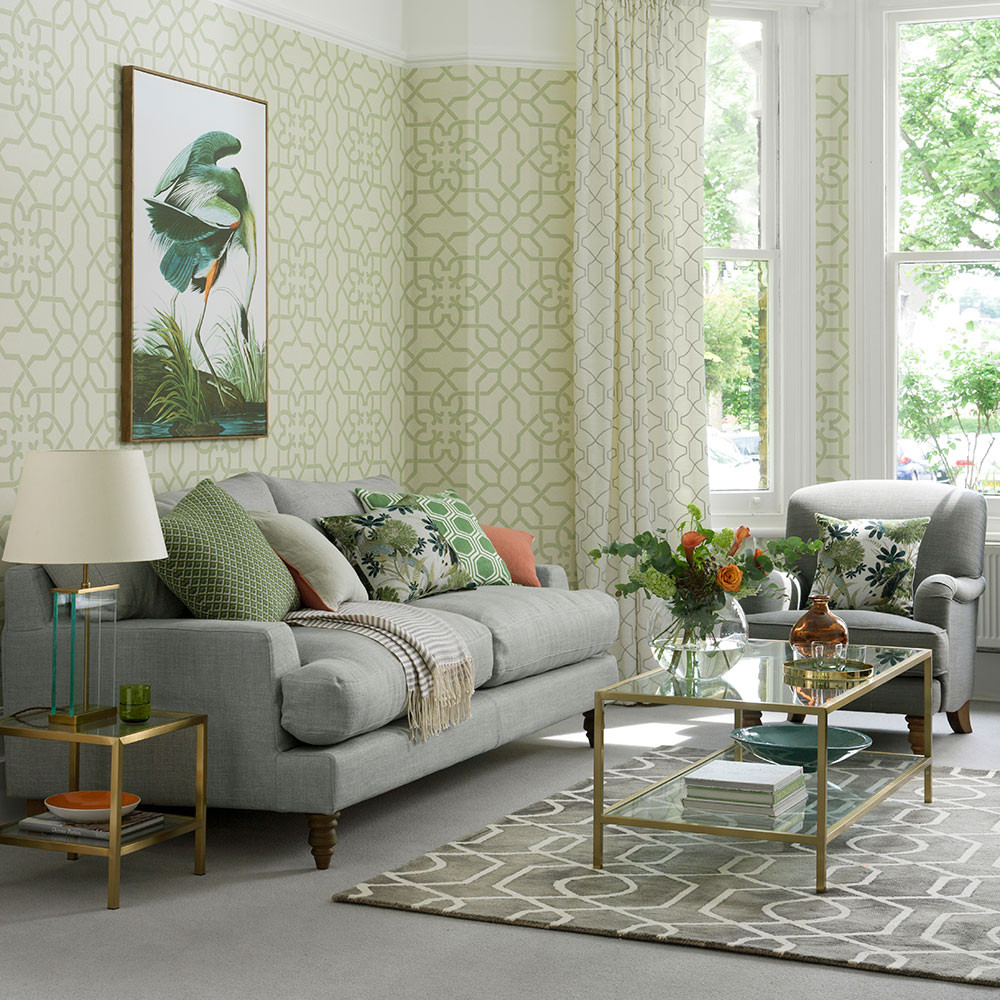Grey Sofa Living Room Ideas
 Green living room ideas for soothing sophisticated spaces