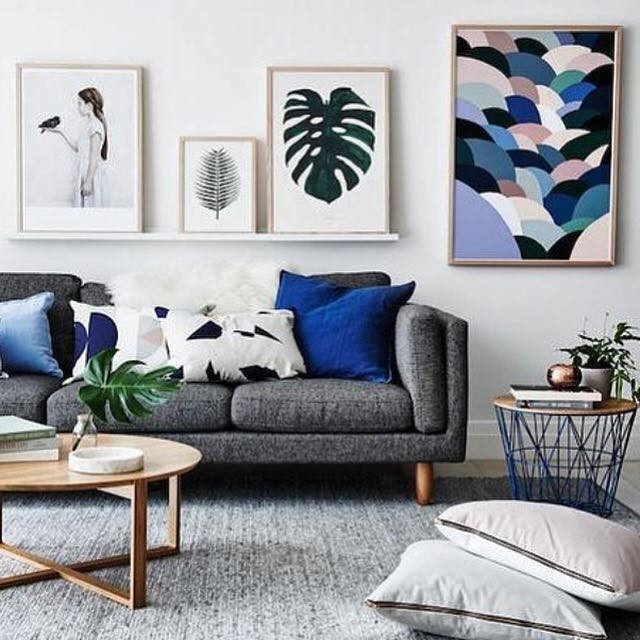 Grey Sofa Living Room Ideas
 Living room inspiration how to style a grey sofa – the